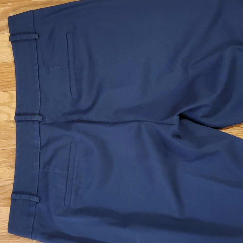 ANN TAYLOR Navy Straight Pants - Picture 4 of 8